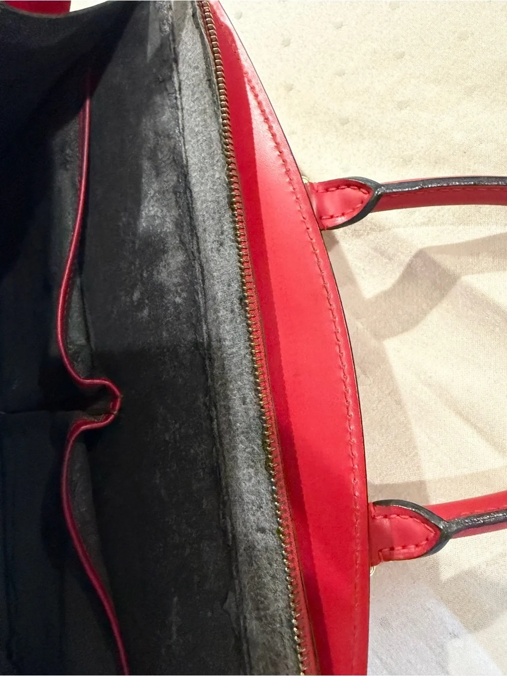 Louis Vuitton Epi Leather Riviera red Handbag